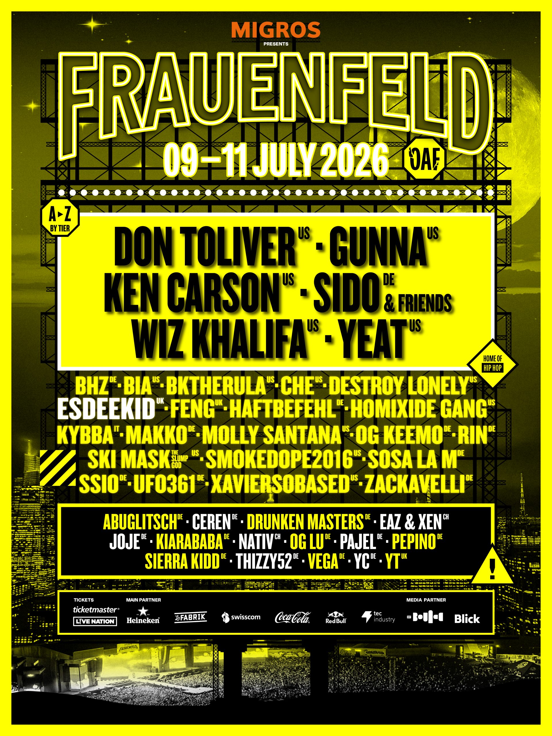 Openair Frauenfeld 2026 VIP Freitag Ticket